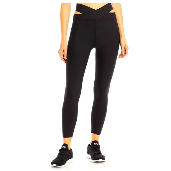 AQUA Criss Cross Waist Leggings $$68 - NWT - Picture 1 of 6